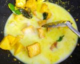 Foto langkah ke 5 dari resep Opor Kentang dan Tahu (vegan).