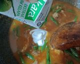 Gambar langkah 3 resipi Teresek Kacang Panjang.