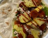 A picture of step 6 of Loaded Piadina 🫓🍗🥑🍅🥗🥔.
