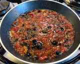 Foto del paso 4 de la receta: 124.🍝Pasta vegana con tomate en aceite y aceitunas negras🍅