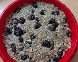 Foto del paso 4 de la receta: Mega galleta (o mini cake 😅) de arándanos 🫐 sin azúcar agregado ni edulcorante ni harina 🥣