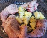 Foto del paso 4 de la receta: Picantón asado con piña