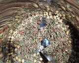 A picture of step 1 of Gajar, green chilli and lili haldar pickle.
