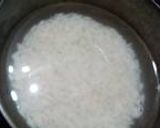 A picture of step 1 of Rice phirni cake.