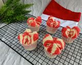 Foto langkah ke 6 dari resep Bolu Kukus Mekar Merah Putih.