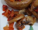 Foto del passaggio 3 della ricetta Funghi 🍄 ripieni vegan