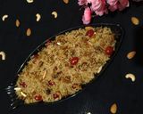 A picture of step 13 of Mitha Pulao.