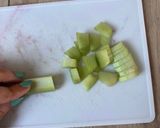 Une image de l'étape 2 de Tarte rhubarbe et pomme.