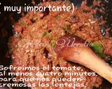 Foto del paso 12 de la receta Lentejas a la jardinera
