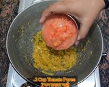 A picture of step 3 of Matar Paneer 📌.