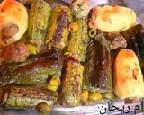 صورة لخطوة 4 من وصفة دولمة خضار فى الفرن بطريقة صحية 😊😊