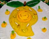 A picture of step 5 of Mango Halwa.