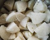 A picture of step 1 of Fried Snacks (Idli).
