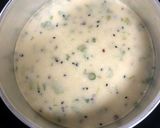 A picture of step 3 of Semolina Khandvi (Tiffin friendly).