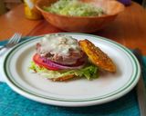 Foto del paso 6 de la receta: Hamburguesa en bollo de coliflor con queso azul a la LuzMa