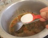 A picture of step 4 of Kunwara chawal.