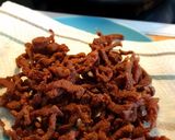 A picture of step 6 of Chinese-style crispy beef.
