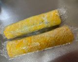 A picture of step 8 of Sukiyaki Beef Egg Roll.