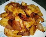 आलू, प्याज की सब्जी (aloo pyaz ki sabzi recipe in Hindi) रेसिपी चरण 5 फोटो