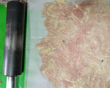 Foto del paso 1 de la receta: Ensalada de calabacín y brevas con jamón