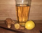 Foto langkah ke 3 dari resep Exotic Ginger Syrup with Lemon Herbs and Vanilla Bean.