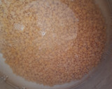 A picture of step 11 of Jini dosa with sambhar.