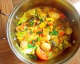 Foto langkah ke 9 dari resep Sayur santan telur puyuh, kentang dan kerang.