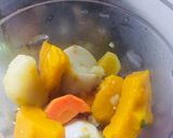 Foto del paso 3 de la receta: Cremas de Calabaza Coliflor Inhame Zanahoria 🥕 Bardana  y Crutones👩‍🍳