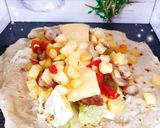 Une image de l'étape 3 de Wrap légumes steack 😋.