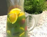 A picture of step 6 of Delicious Cava Sangria with Matcha.