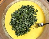 A picture of step 1 of Moringa Khandvi Bites.