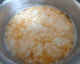 A picture of step 1 of Orange flavoured Rasgulla.