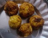 A picture of step 4 of Lauki ke pakore.