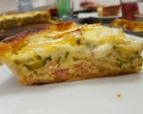 Foto del paso 11 de la receta: Tarta de zucchini y queso brie con panceta