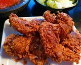 Foto langkah ke 10 dari resep Ayam Goreng KFC kw tanpa Telur dan Susu.