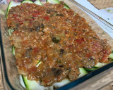 Foto del paso 4 de la receta: Lasaña de calabacín rellena de boloñesa con verduras