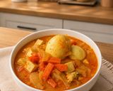 Foto langkah ke 7 dari resep Gulai tahu telur simple.