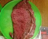 Savanyú káposztával töltött szűzpecsenye édesburgonya pürével recept fázis 2 fotója