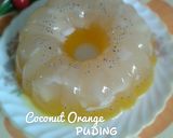 Foto langkah ke 5 dari resep Coconut Orange Puding.