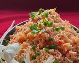 A picture of step 6 of Schezwan Fried Rice.