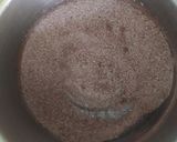 Foto langkah ke 3 dari resep Puding Buah Naga Lapis Coklat.