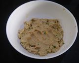 A picture of step 2 of Jowar corn vada.
