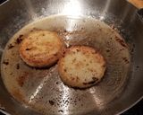 A picture of step 4 of Shrimp & Grit Cakes (Kentucky Bourbon Butter Sauce).