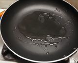 A picture of step 1 of Walnut Schezwan Stir Fry.