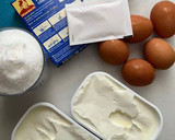 Foto del paso 1 de la receta: Tarta de queso quemada, con crumble de galletas, miel y chía