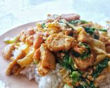 A picture of step 7 of Crazy Rice Asian / Nasi Gila.