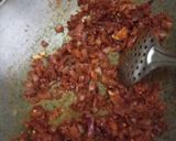 A picture of step 4 of Dhaba style paneer masala.
