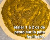 Une image de l'étape 3 de Tarte fine à la tomate et burrata.