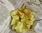 A picture of step 4 of Street style shakerkandi (roasted sweet potato on Tawa).