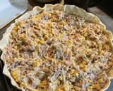 Foto del paso 5 de la receta: Quiche de cebolla choclo y jamón